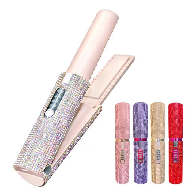 Glitter Wireless Straightener — TikTok Viral 526K Likes ✨