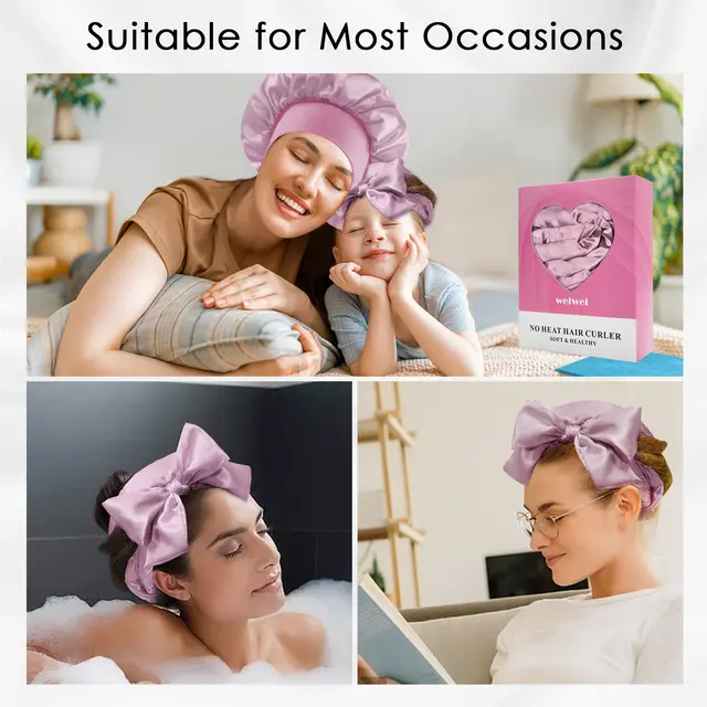 Satin Heatless Curl Ribbon — Perfect Curls Overnight 5