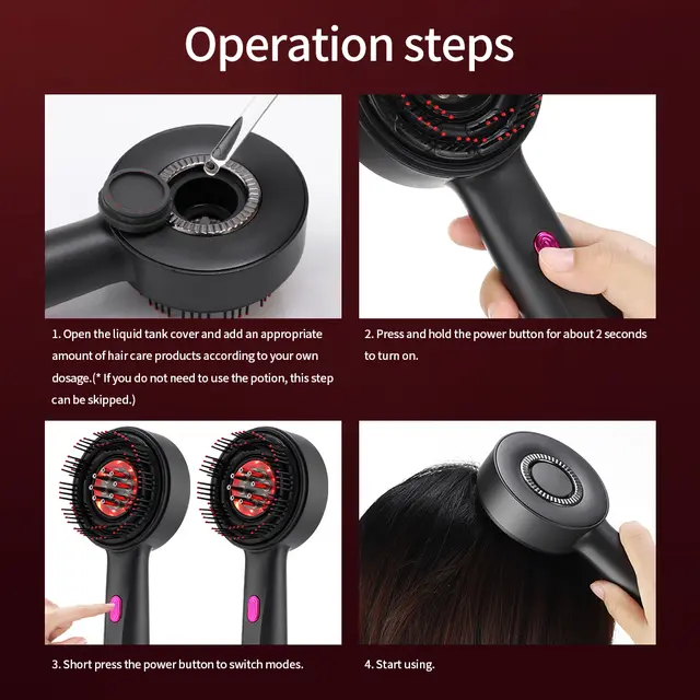 LED Scalp Massager + Oil — Light Therapy 4